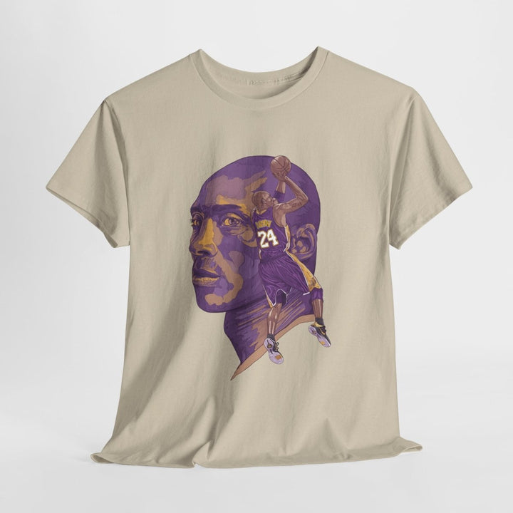 Kobe Bryant Tribute Tee - Unisex Heavy Cotton Shirt - Purple - S - Kobe Bryant Tribute Tee - Unisex Heavy Cotton Shirt - Tatoo Tee