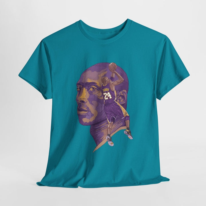 Kobe Bryant Tribute Tee - Unisex Heavy Cotton Shirt - Purple - S - Kobe Bryant Tribute Tee - Unisex Heavy Cotton Shirt - Tatoo Tee