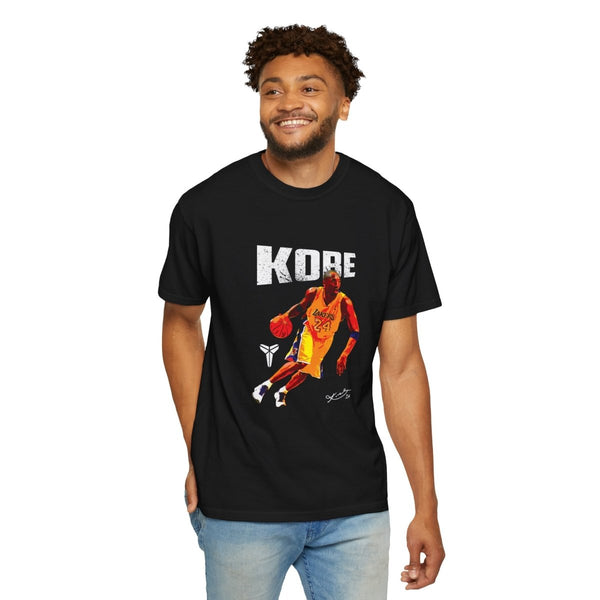 Kobe Bryant Unisex Garment - Dyed T-shirt, Vintage Basketball Tee - Black - S - Kobe Bryant Unisex Garment - Dyed T-shirt, Vintage Basketball Tee - Tatoo Tee