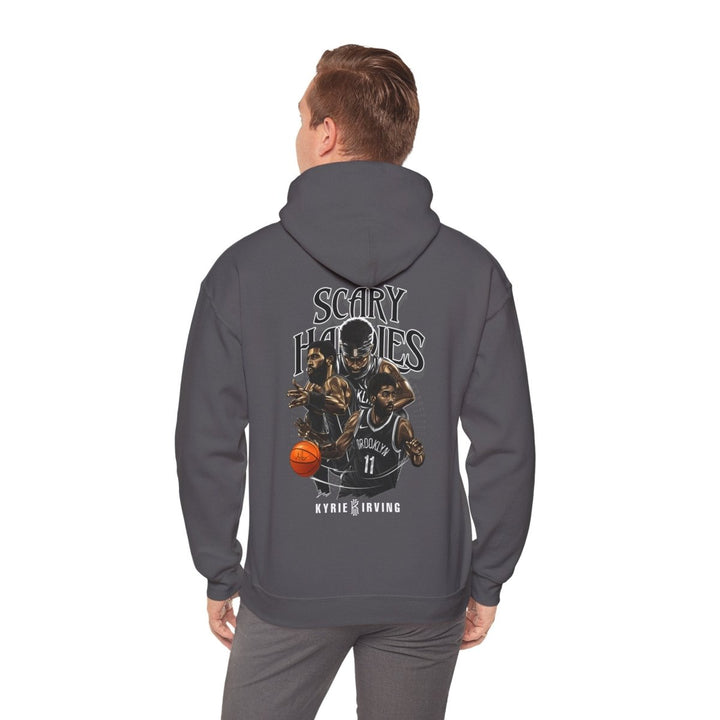 Kyrie Irving Inspired Unisex Heavy Blend Hoodie - Streetwear Style - Charcoal - S - Kyrie Irving Inspired Unisex Heavy Blend Hoodie - Streetwear Style - Tatoo Tee