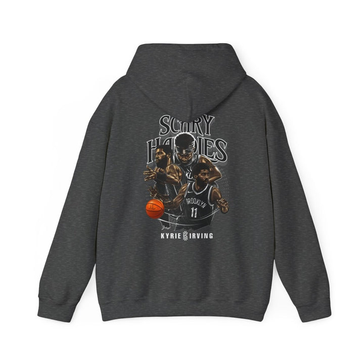 Kyrie Irving Inspired Unisex Heavy Blend Hoodie - Streetwear Style - Heliconia - S - Kyrie Irving Inspired Unisex Heavy Blend Hoodie - Streetwear Style - Tatoo Tee