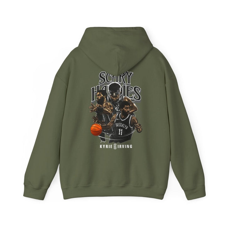 Kyrie Irving Inspired Unisex Heavy Blend Hoodie - Streetwear Style - Heliconia - S - Kyrie Irving Inspired Unisex Heavy Blend Hoodie - Streetwear Style - Tatoo Tee