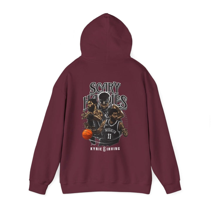 Kyrie Irving Inspired Unisex Heavy Blend Hoodie - Streetwear Style - Heliconia - S - Kyrie Irving Inspired Unisex Heavy Blend Hoodie - Streetwear Style - Tatoo Tee