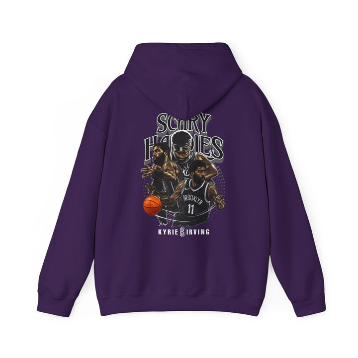 Kyrie Irving Inspired Unisex Heavy Blend Hoodie - Streetwear Style - Heliconia - S - Kyrie Irving Inspired Unisex Heavy Blend Hoodie - Streetwear Style - Tatoo Tee