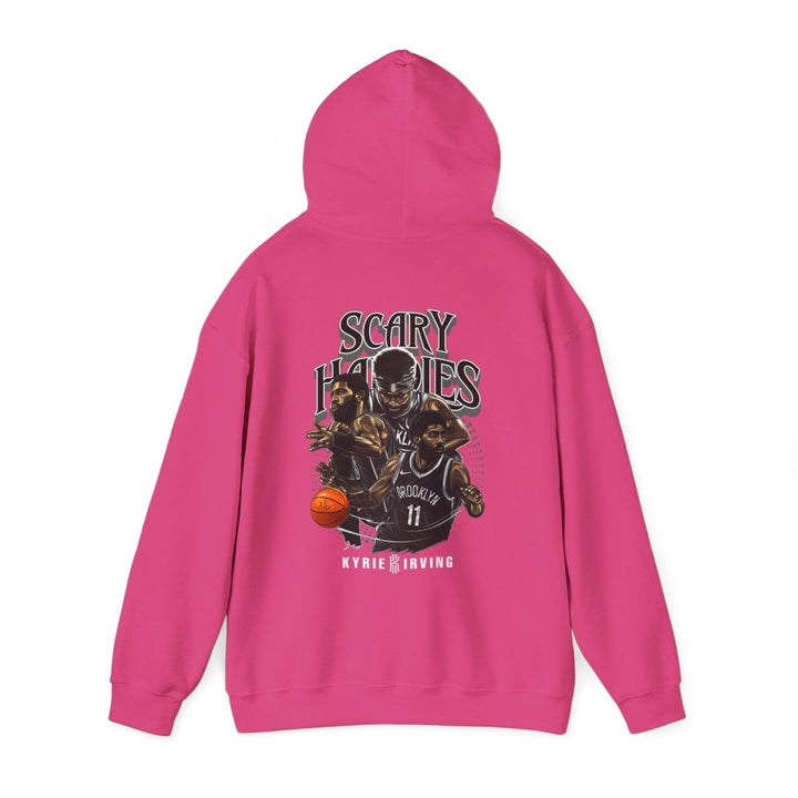 Kyrie Irving Inspired Unisex Heavy Blend Hoodie - Streetwear Style - Heliconia - S - Kyrie Irving Inspired Unisex Heavy Blend Hoodie - Streetwear Style - Tatoo Tee