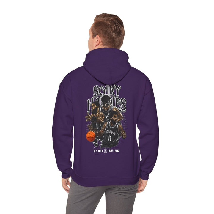Kyrie Irving Inspired Unisex Heavy Blend Hoodie - Streetwear Style - Purple - S - Kyrie Irving Inspired Unisex Heavy Blend Hoodie - Streetwear Style - Tatoo Tee