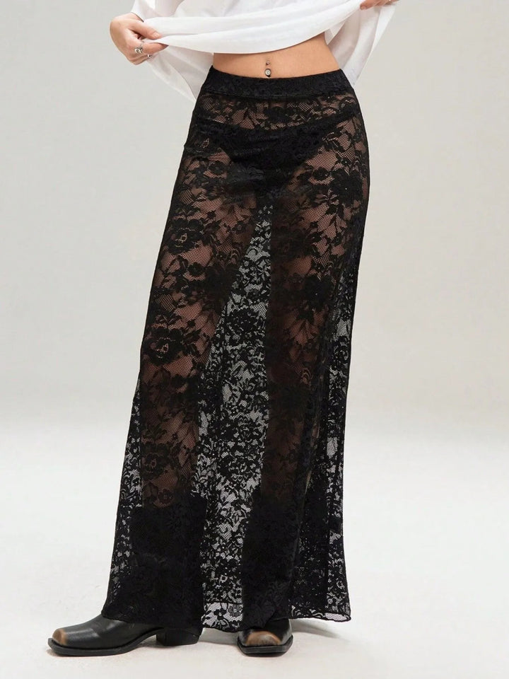 Lace Maxi Skirt - Black - S - c411b8cecc7e484d8c084d49236d95f3 - Max - Origin - Tatoo Tee
