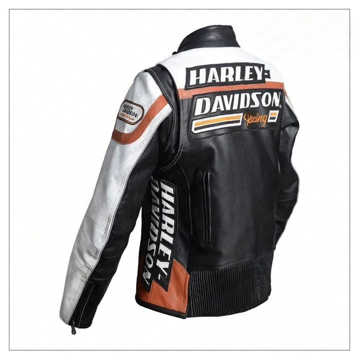 Ladies Harley Davidson Raceway Screamin Eagle Leather Jacket - Female - XS - Ladies Harley Davidson Raceway Screamin Eagle Leather Jacket - Tatoo Tee