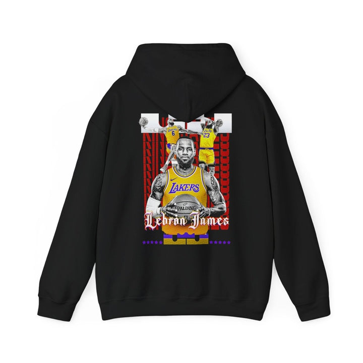 Lakers LeBron James Hoodie - Unisex Heavy Blend Sweatshirt for Basketball Fans - Black - S - Lakers LeBron James Hoodie - Unisex Heavy Blend Sweatshirt for Basketball Fans - Tatoo Tee