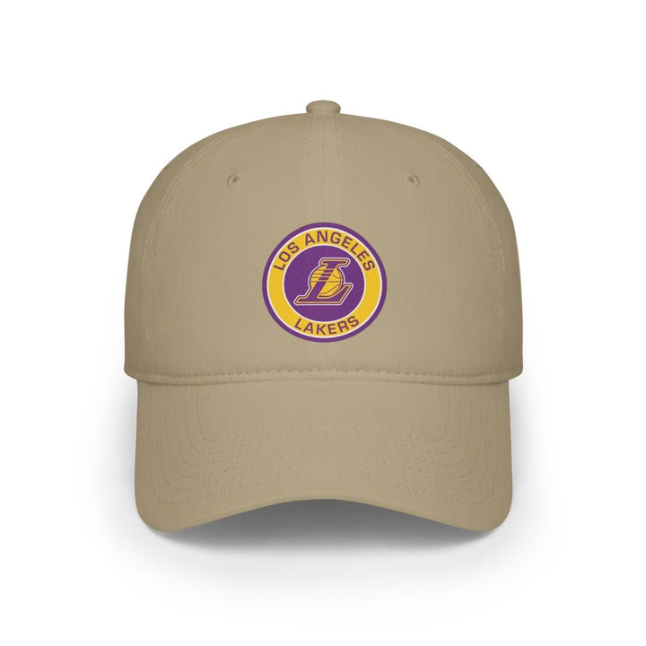 Lakers Low Profile Baseball Cap, Sports Cap, Team Hat, Fan Gear - Khaki - One size - Lakers Low Profile Baseball Cap, Sports Cap, Team Hat, Fan Gear - Tatoo Tee