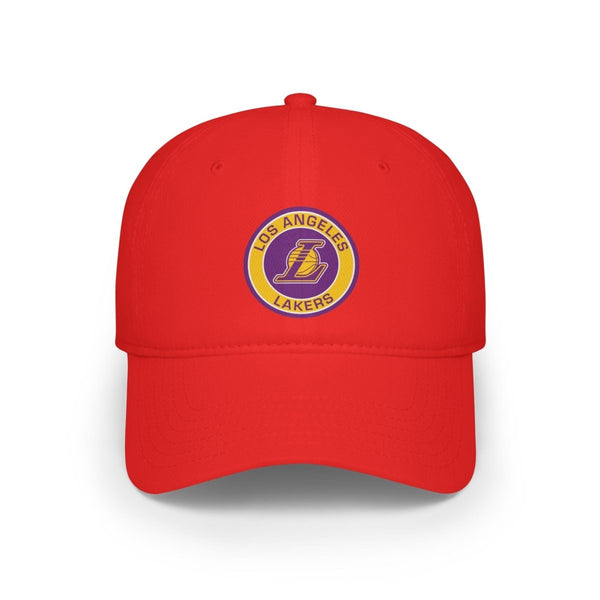 Lakers Low Profile Baseball Cap, Sports Cap, Team Hat, Fan Gear - Red - One size - Lakers Low Profile Baseball Cap, Sports Cap, Team Hat, Fan Gear - Tatoo Tee