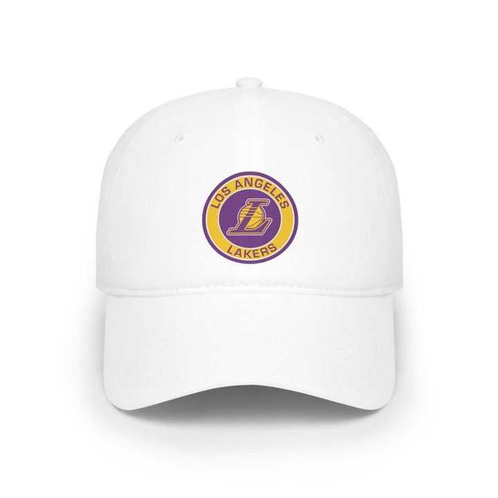 Lakers Low Profile Baseball Cap, Sports Cap, Team Hat, Fan Gear - White - One size - Lakers Low Profile Baseball Cap, Sports Cap, Team Hat, Fan Gear - Tatoo Tee