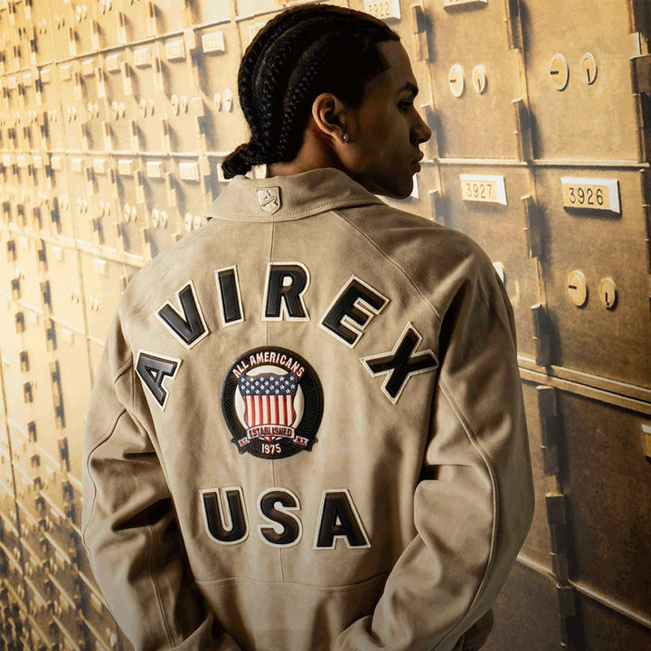 LIMITED EDITION SUEDE ICON JACKET - MINK - XS - LIMITED EDITION SUEDE ICON JACKET - Tatoo Tee