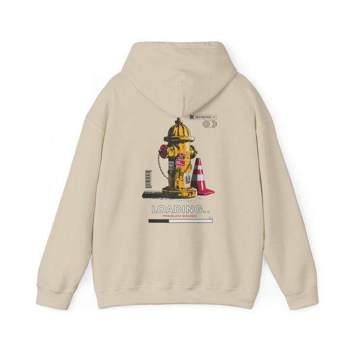 Loading Problem Solved Unisex Hooded Sweatshirt - Fun Graphic Sweatshirt for Everyday Comfort - Military Green - S - Loading Problem Solved Unisex Hooded Sweatshirt - Fun Graphic Sweatshirt for Everyday Comfort - Tatoo Tee