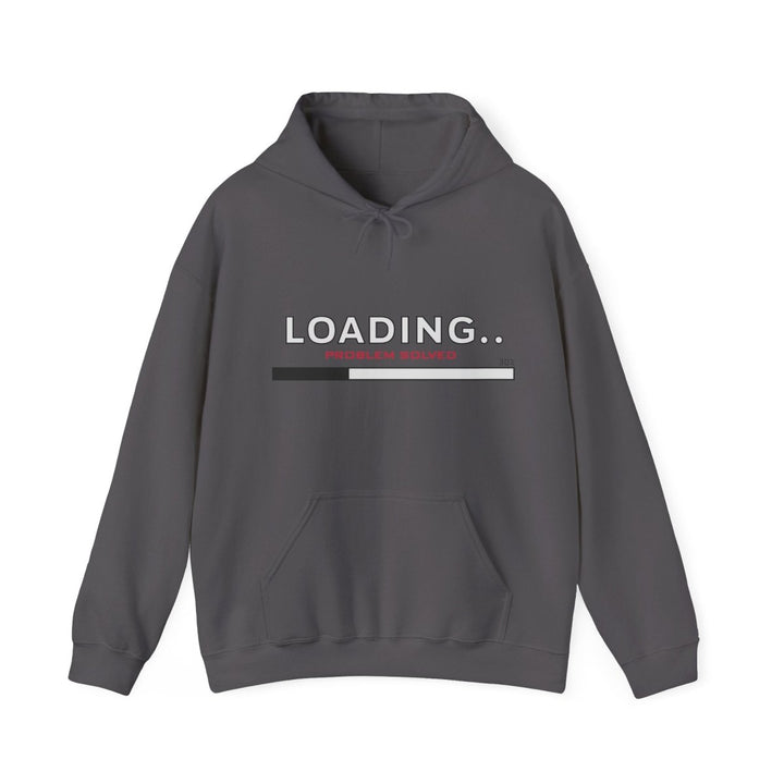 Loading Problem Solved Unisex Hooded Sweatshirt - Fun Graphic Sweatshirt for Everyday Comfort - Military Green - S - Loading Problem Solved Unisex Hooded Sweatshirt - Fun Graphic Sweatshirt for Everyday Comfort - Tatoo Tee
