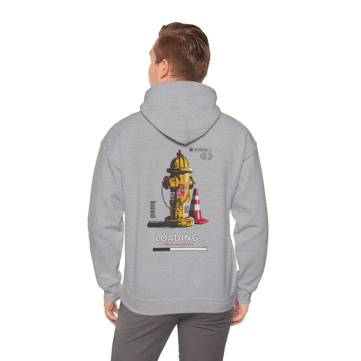 Loading Problem Solved Unisex Hooded Sweatshirt - Fun Graphic Sweatshirt for Everyday Comfort - Military Green - S - Loading Problem Solved Unisex Hooded Sweatshirt - Fun Graphic Sweatshirt for Everyday Comfort - Tatoo Tee