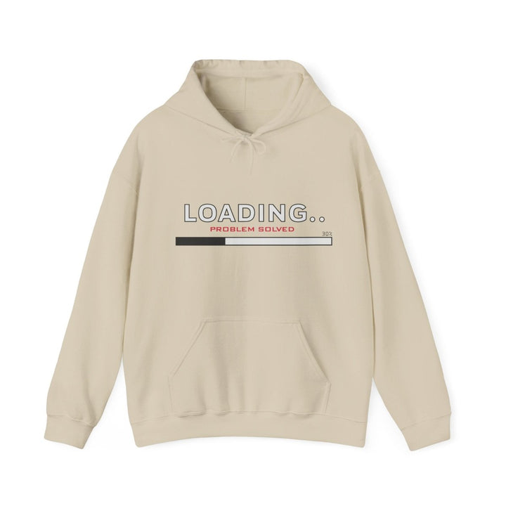 Loading Problem Solved Unisex Hooded Sweatshirt - Fun Graphic Sweatshirt for Everyday Comfort - Military Green - S - Loading Problem Solved Unisex Hooded Sweatshirt - Fun Graphic Sweatshirt for Everyday Comfort - Tatoo Tee
