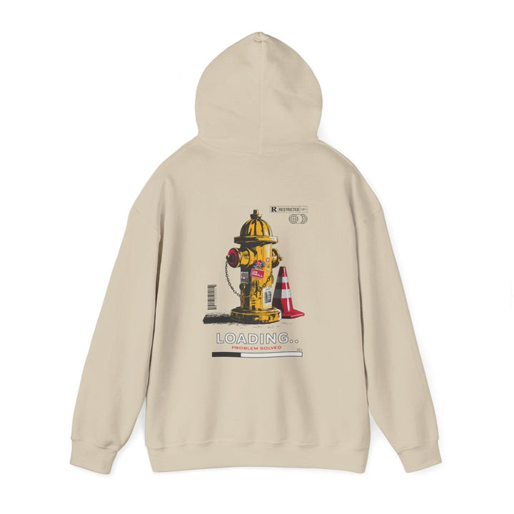 Loading Problem Solved Unisex Hooded Sweatshirt - Fun Graphic Sweatshirt for Everyday Comfort - Military Green - S - Loading Problem Solved Unisex Hooded Sweatshirt - Fun Graphic Sweatshirt for Everyday Comfort - Tatoo Tee