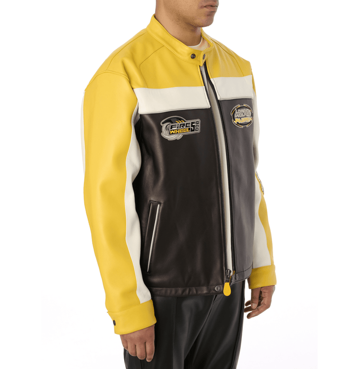 LONE WOLF RACER JACKET - GOLD - XS - LONE WOLF RACER JACKET - Tatoo Tee