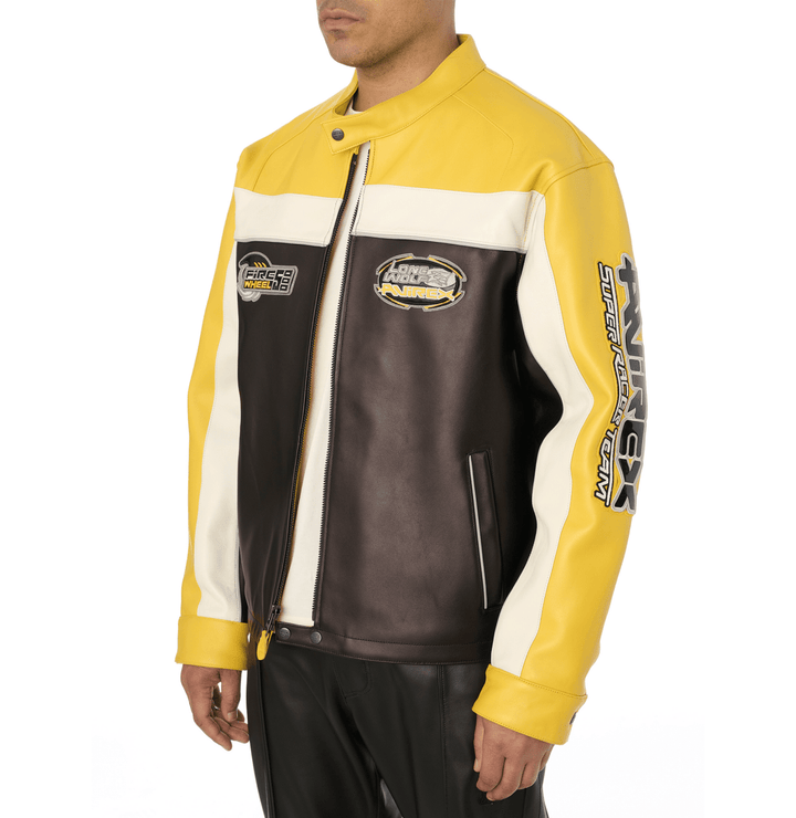 LONE WOLF RACER JACKET - GOLD - XS - LONE WOLF RACER JACKET - Tatoo Tee