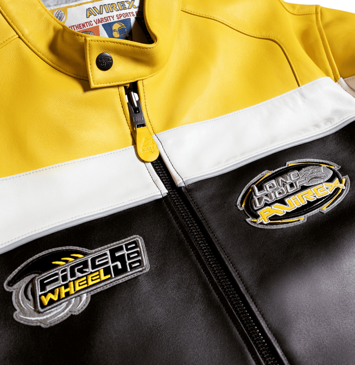 LONE WOLF RACER JACKET - GOLD - XS - LONE WOLF RACER JACKET - Tatoo Tee