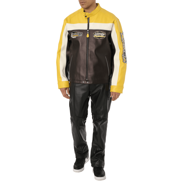LONE WOLF RACER JACKET - GOLD - XS - LONE WOLF RACER JACKET - Tatoo Tee