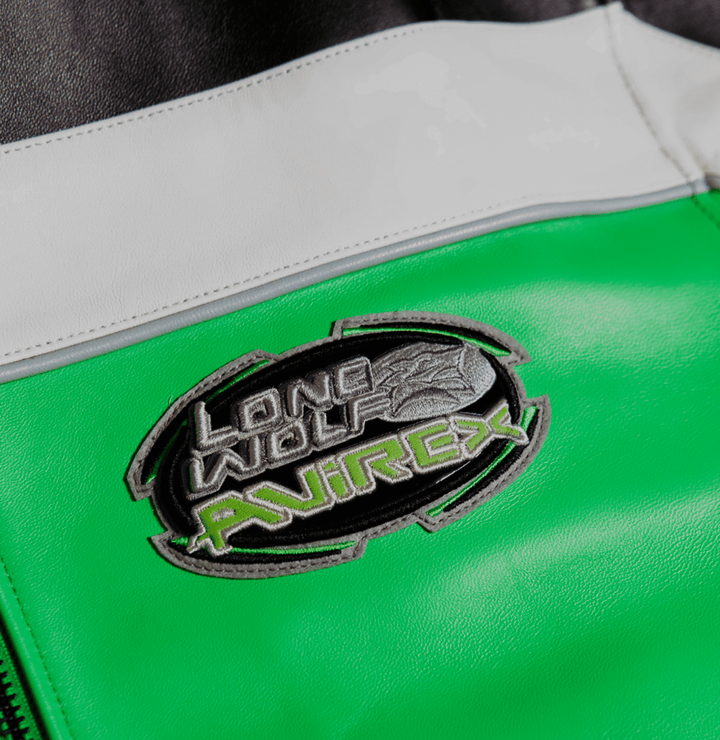 LONE WOLF RACER JACKET - LIME GREEN - XS - LONE WOLF RACER JACKET - Tatoo Tee