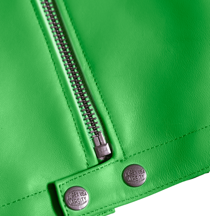 LONE WOLF RACER JACKET - LIME GREEN - XS - LONE WOLF RACER JACKET - Tatoo Tee