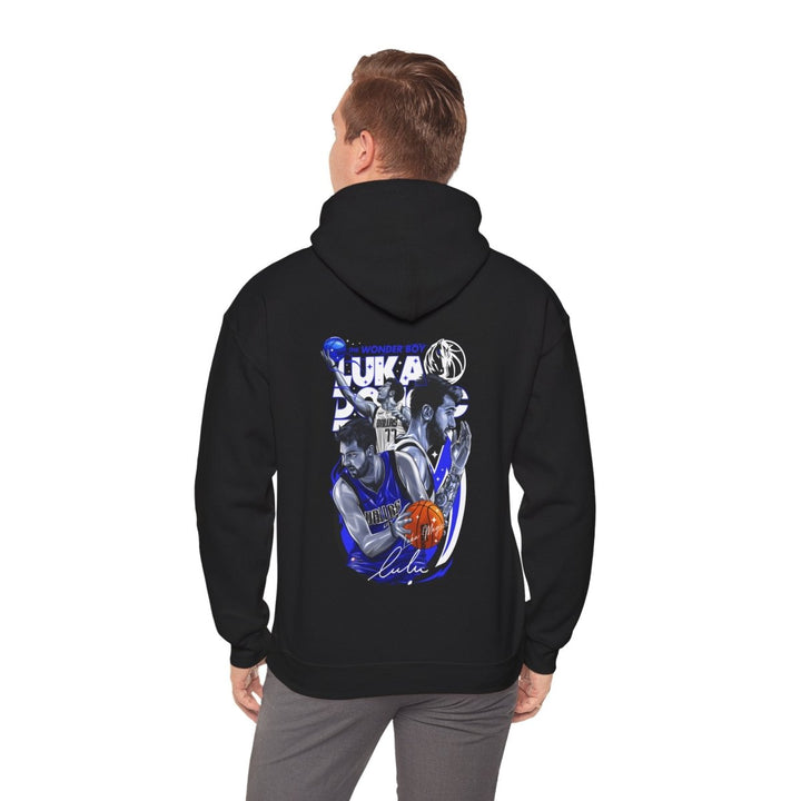 Luka Doncic Unisex Hooded Sweatshirt - NBA Star Apparel - Black - S - Luka Doncic Unisex Hooded Sweatshirt - NBA Star Apparel - Tatoo Tee