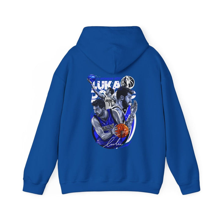 Luka Doncic Unisex Hooded Sweatshirt - NBA Star Apparel - Purple - S - Luka Doncic Unisex Hooded Sweatshirt - NBA Star Apparel - Tatoo Tee