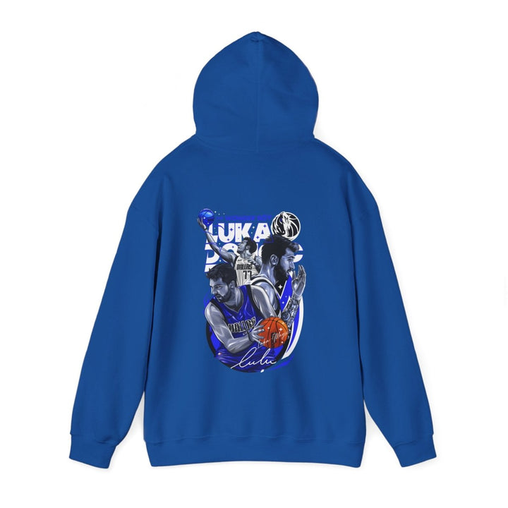Luka Doncic Unisex Hooded Sweatshirt - NBA Star Apparel - Purple - S - Luka Doncic Unisex Hooded Sweatshirt - NBA Star Apparel - Tatoo Tee