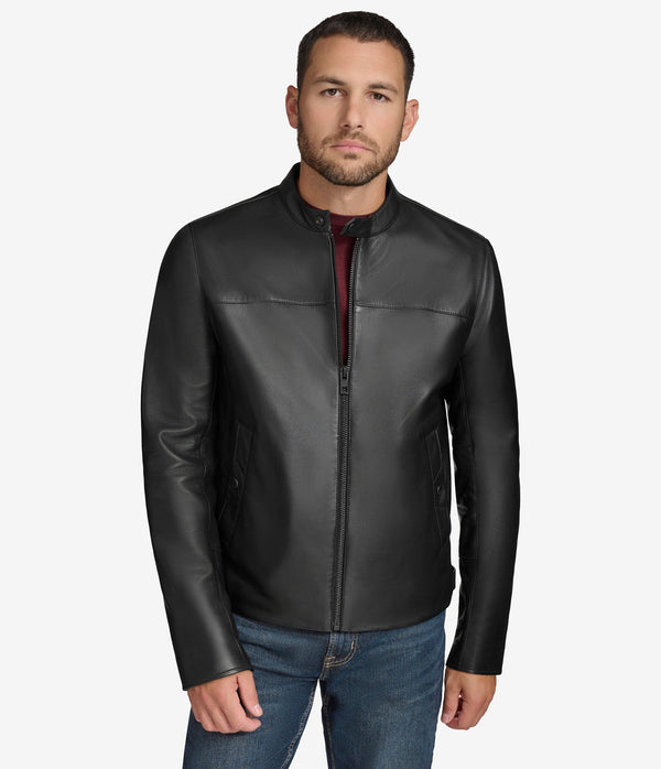 Maclister Men Leather Jacket