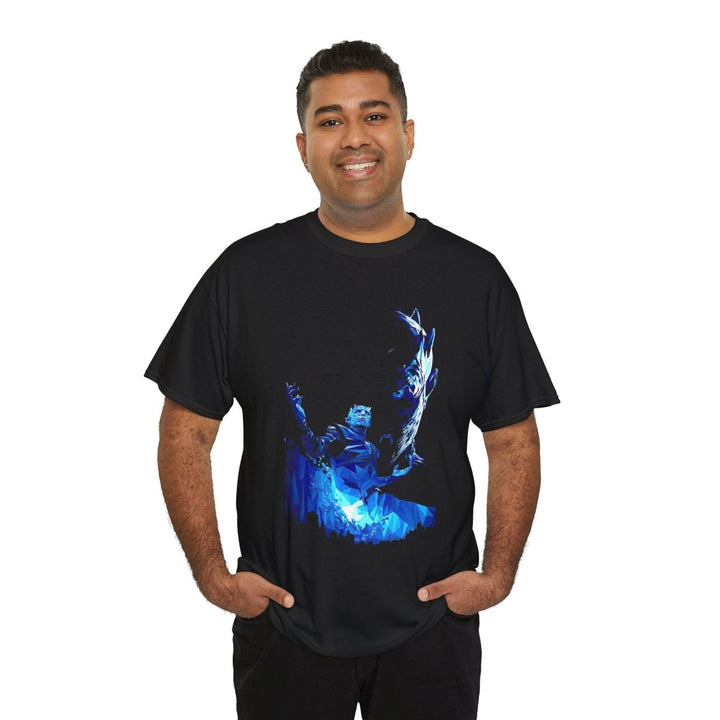 Magical Fantasy Unisex Heavy Cotton Tee - Vibrant Graphic Design - Black - S - Magical Fantasy Unisex Heavy Cotton Tee - Vibrant Graphic Design - Tatoo Tee