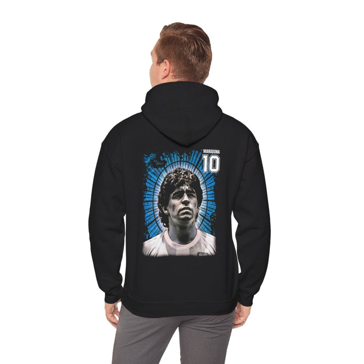 Maradona 10 Unisex Heavy Blend™ Hoodie - Tribute Sweatshirt for Soccer Fans - Black - S - Maradona 10 Unisex Heavy Blend™ Hoodie - Tribute Sweatshirt for Soccer Fans - Tatoo Tee