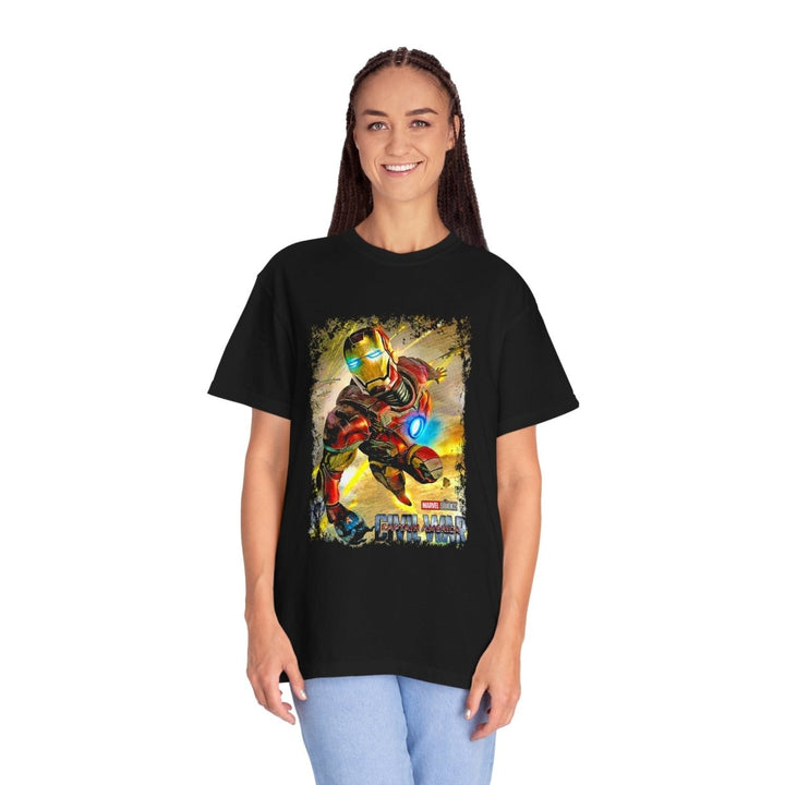 Marvel Inspired Unisex T-Shirt, Superhero Tee, Gift for Fans - Black - S - Marvel Inspired Unisex T-Shirt, Superhero Tee, Gift for Fans - Tatoo Tee