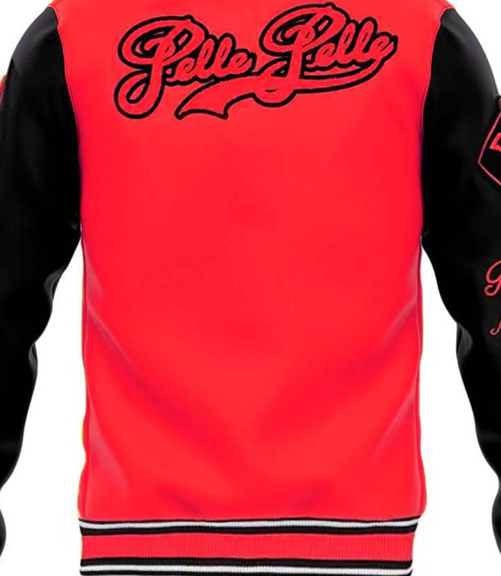 MB Red Black Varsity Jacket - XXS - MB Red Black Varsity Jacket - Tatoo Tee