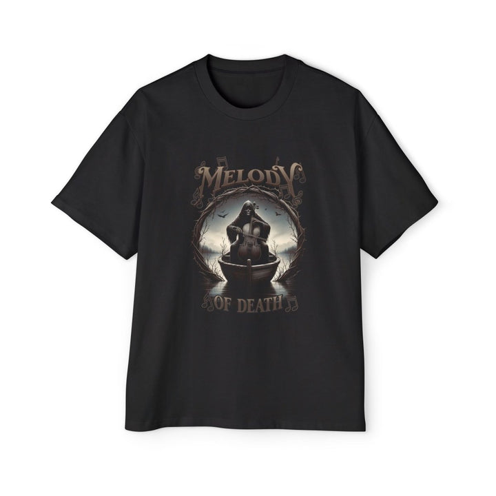 Melody of Death Oversized Tee - Stylish & Comfortable Men's T-Shirt - S - Black - Melody of Death Oversized Tee - Stylish & Comfortable Men's T-Shirt - Tatoo Tee
