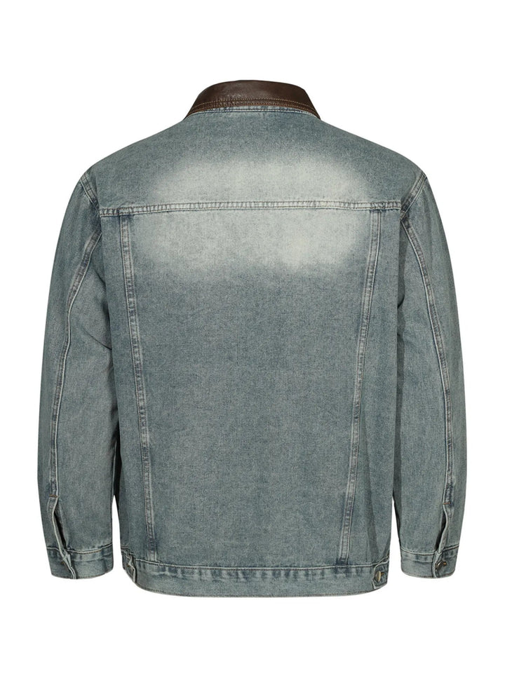 Men's Button Up Long Sleeve Denim Jacket - Blue - M - b2cb9205499e456ab4c4e97a6e89f208 - Max - Origin - Tatoo Tee