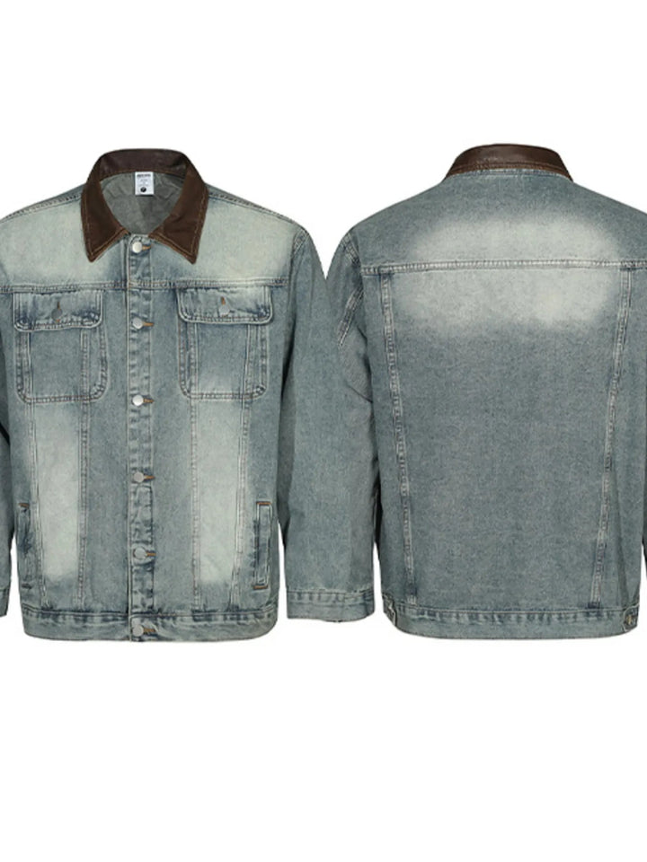 Men's Button Up Long Sleeve Denim Jacket - Blue - M - 0574bc1f08d142d0bc2650b2c78664b8 - Max - Origin - Tatoo Tee