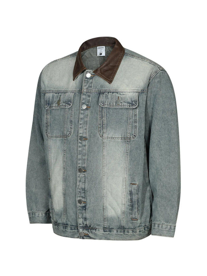 Men's Button Up Long Sleeve Denim Jacket - Blue - M - 3c3c4be2d7e64b478d54e2fec2eb43b8 - Max - Origin - Tatoo Tee