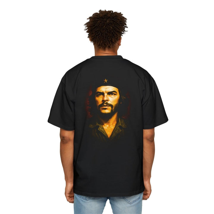 Men's Che Guevara Heavy Oversized Tee - S - Black - Men's Che Guevara Heavy Oversized Tee - Tatoo Tee