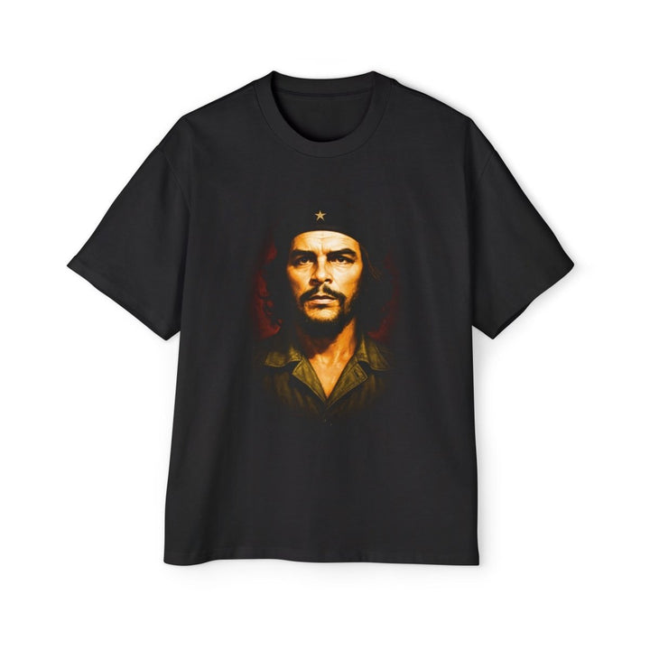 Men's Che Guevara Heavy Oversized Tee - S - Black - Men's Che Guevara Heavy Oversized Tee - Tatoo Tee