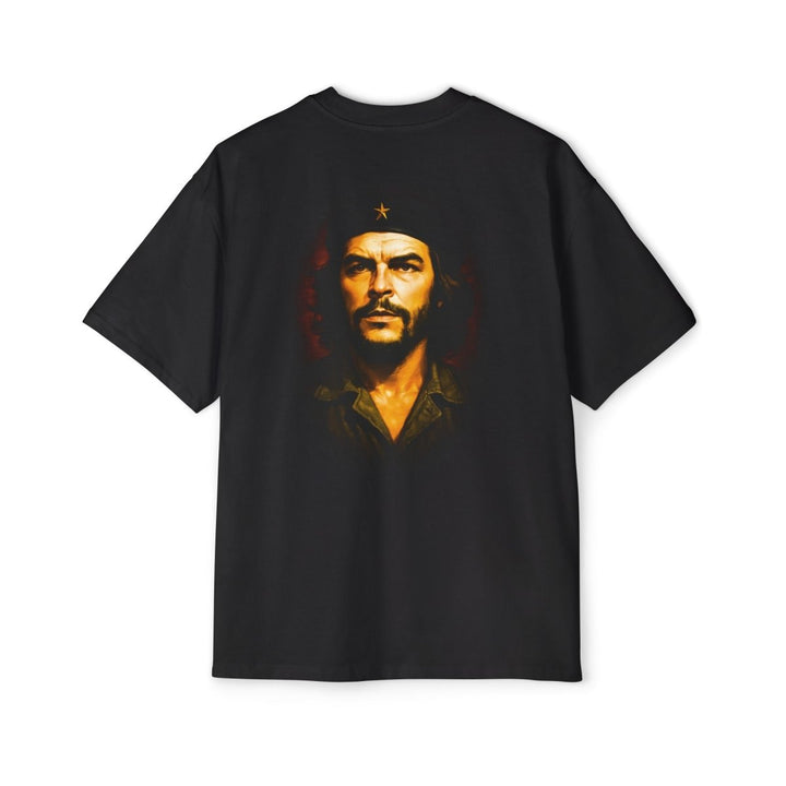 Men's Che Guevara Heavy Oversized Tee - S - Black - Men's Che Guevara Heavy Oversized Tee - Tatoo Tee