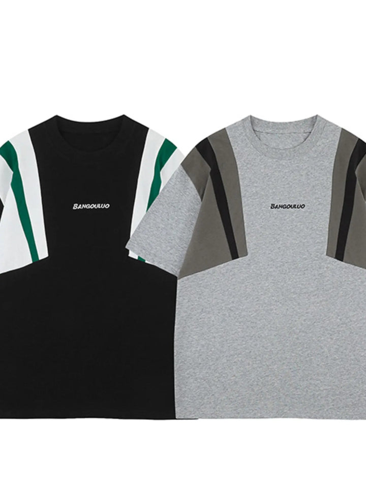 Men's Contrast Short Sleeve Oversized T-Shirt - Black - S - 3d553f767f4a433b925d3b7a726882f5 - Max - Origin - Tatoo Tee