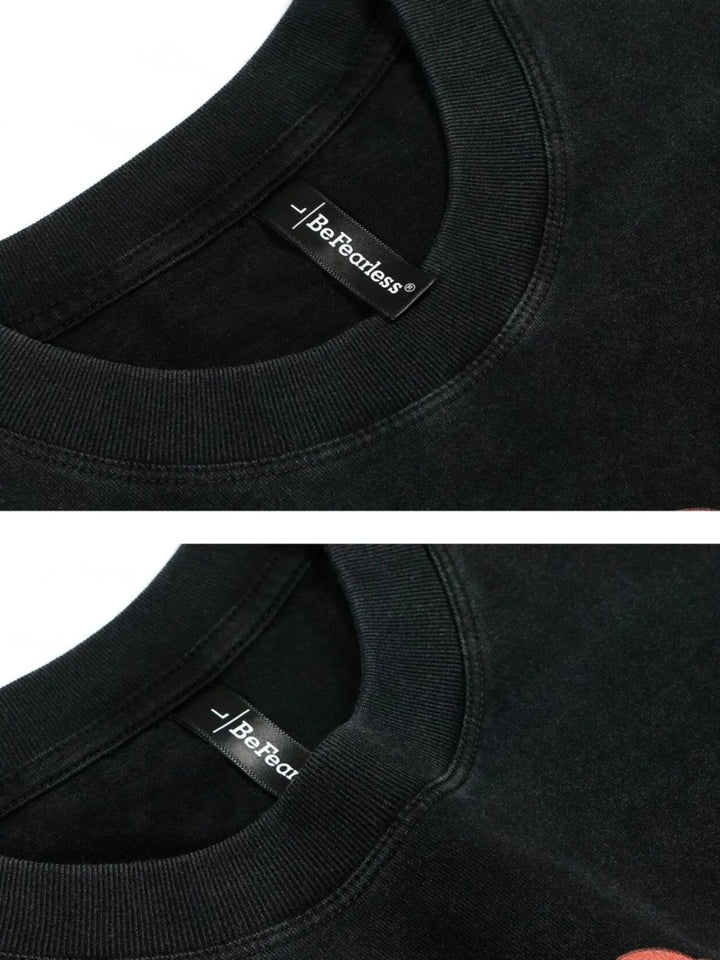 Men's Flower Graphic Oversized T-Shirt - Green - S - 65e0549f - d54d - 4de1 - 9e5a - 9c2cb28b48f4 - Max - Origin - Tatoo Tee