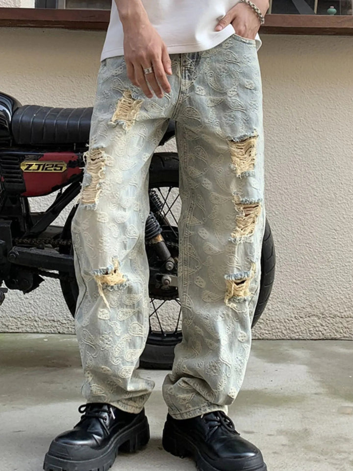 Men's Full Size Distressed Wide Leg Jeans Plus Size - Light - S - 8273fd4d - 1512 - 4bbd - bb1a - d9dfb24c5ad5 - Max - Origin - Tatoo Tee