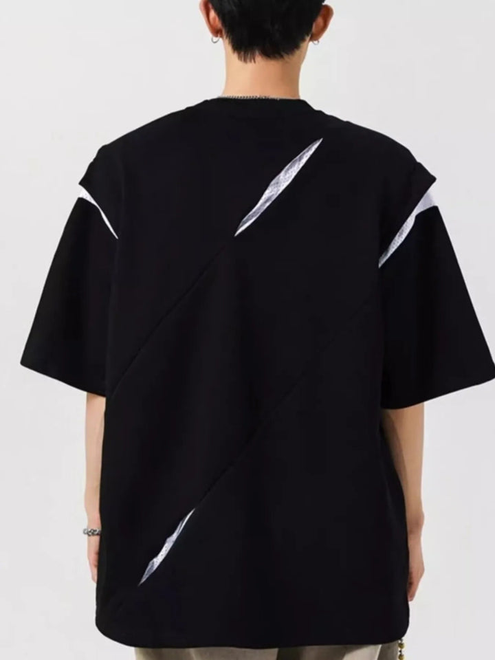 Men's Full Size Oversized Streetwear Short Sleeve T-Shirt Plus Size - Black - S - e3a2a831f9cd48969ebed4ae14d6a883 - Max - Origin - Tatoo Tee