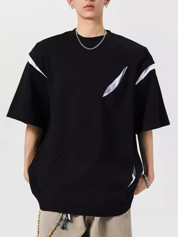 Men's Full Size Oversized Streetwear Short Sleeve T-Shirt Plus Size - Black - S - b53fa7f8 - d3b0 - 42dc - b3d5 - 54923d6c9c56 - Max - Origin - Tatoo Tee