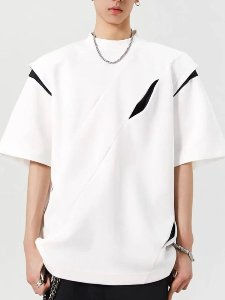 Men's Full Size Oversized Streetwear Short Sleeve T-Shirt Plus Size - White - S - ed746ed2 - 7071 - 497c - 9e32 - e67bf13b01f0 - Max - Origin - Tatoo Tee