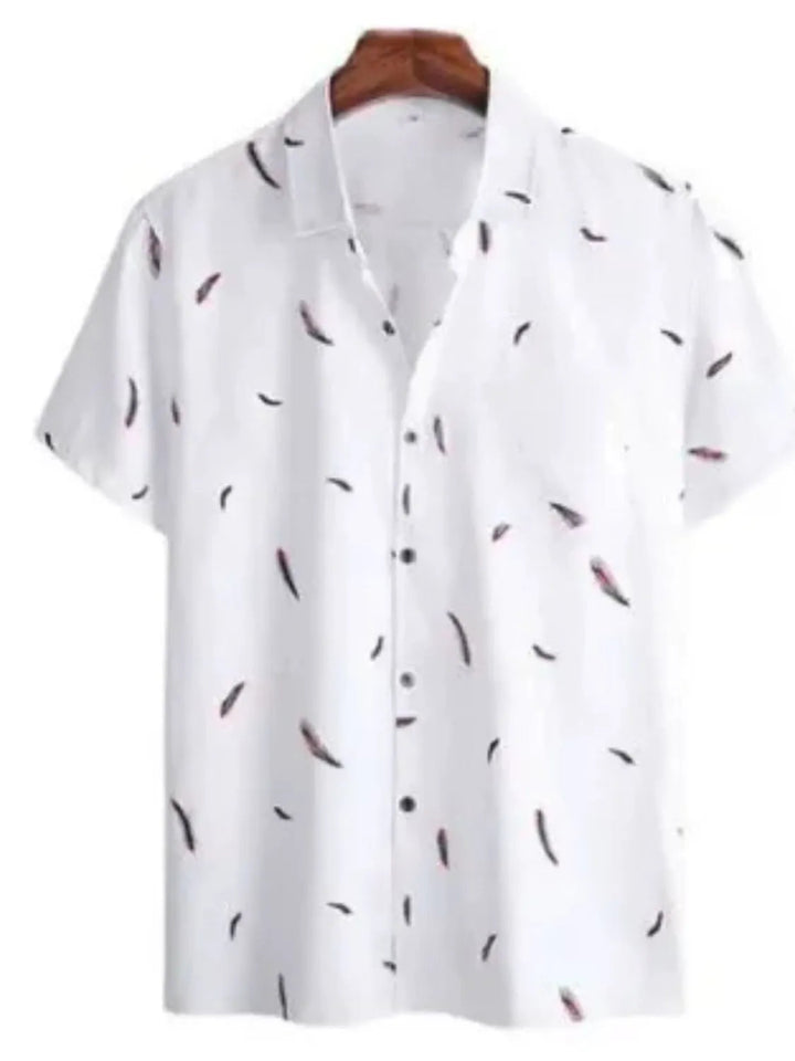 Men's Full Size Printed Button Up Short Sleeve Shirt Plus Size - White - S - 2b08f435 - efb9 - 42bc - 968d - 0cfd98dc59e5 - Max - Origin - Tatoo Tee